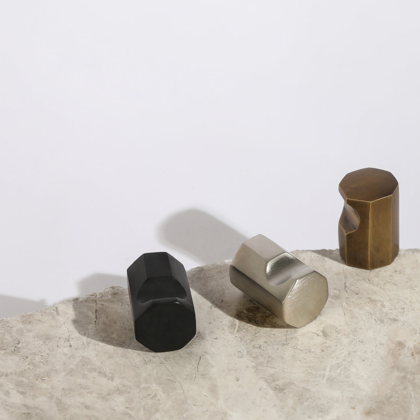 Henley Knob - Acid Washed Brass By Hepburn