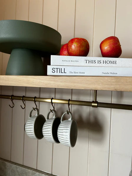 Hanging Rail Middle Bracket - Antique Bronze by Hepburn