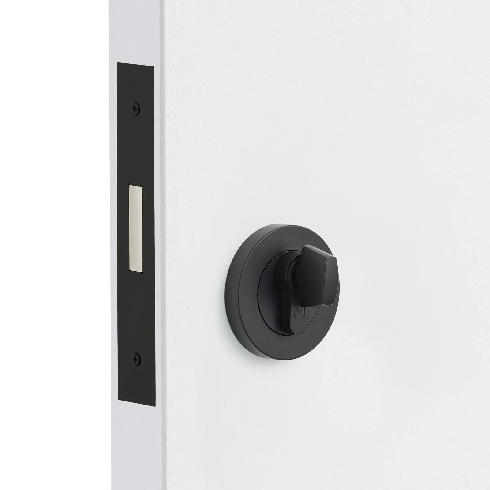 Matt Black Euro Deadbolt Kit - Manovella