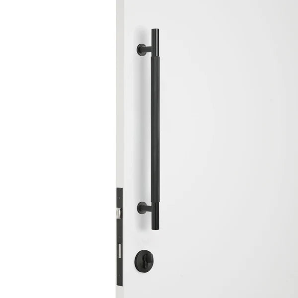 Matt Black Roller Lock Kit - Charmian Pull - Manovella