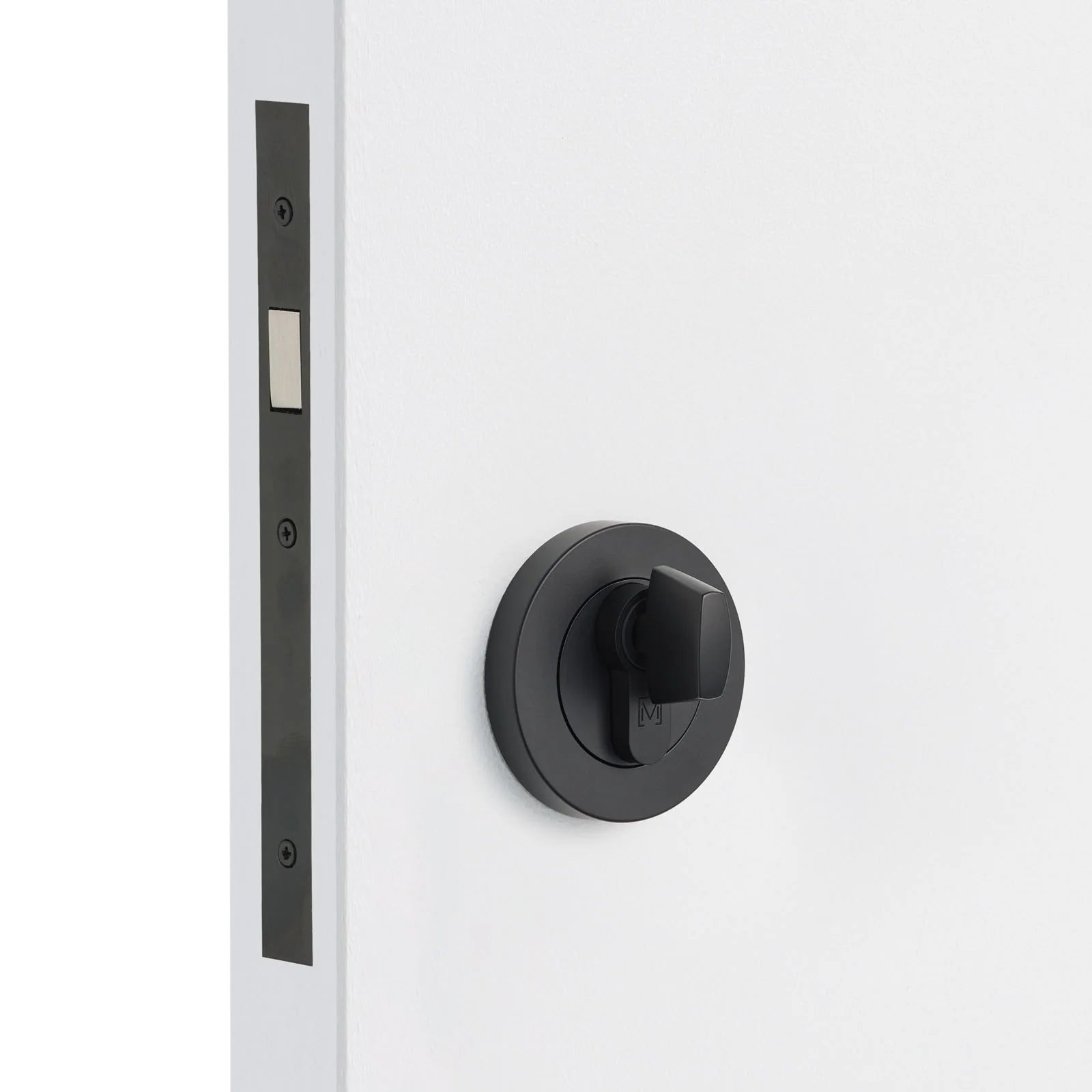 Matte Black Sliding Door Lock Kit - Manovella