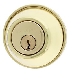 LB2110 Carbine Key/Turn Residential Deadbolt - Polished Brass