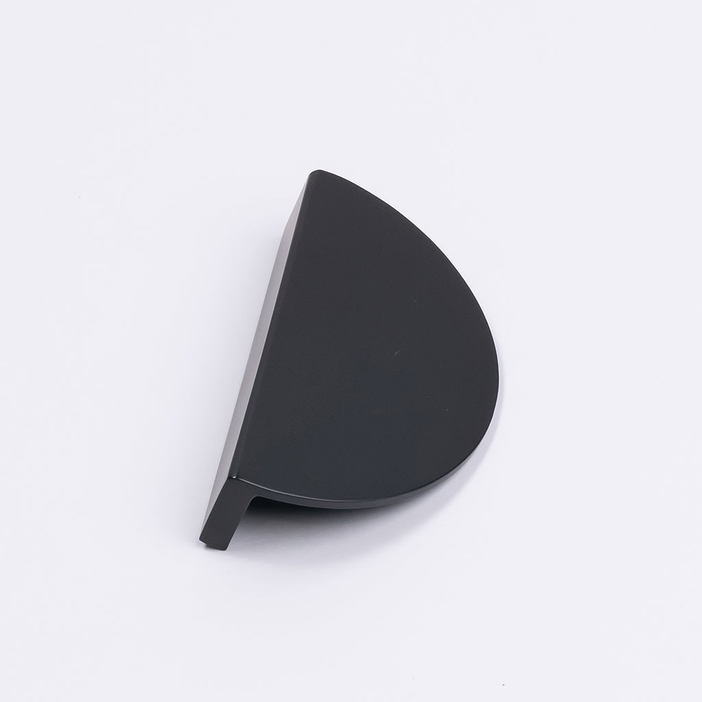 Matt Black Half Moon Cabinet Pull - Iris - Manovella