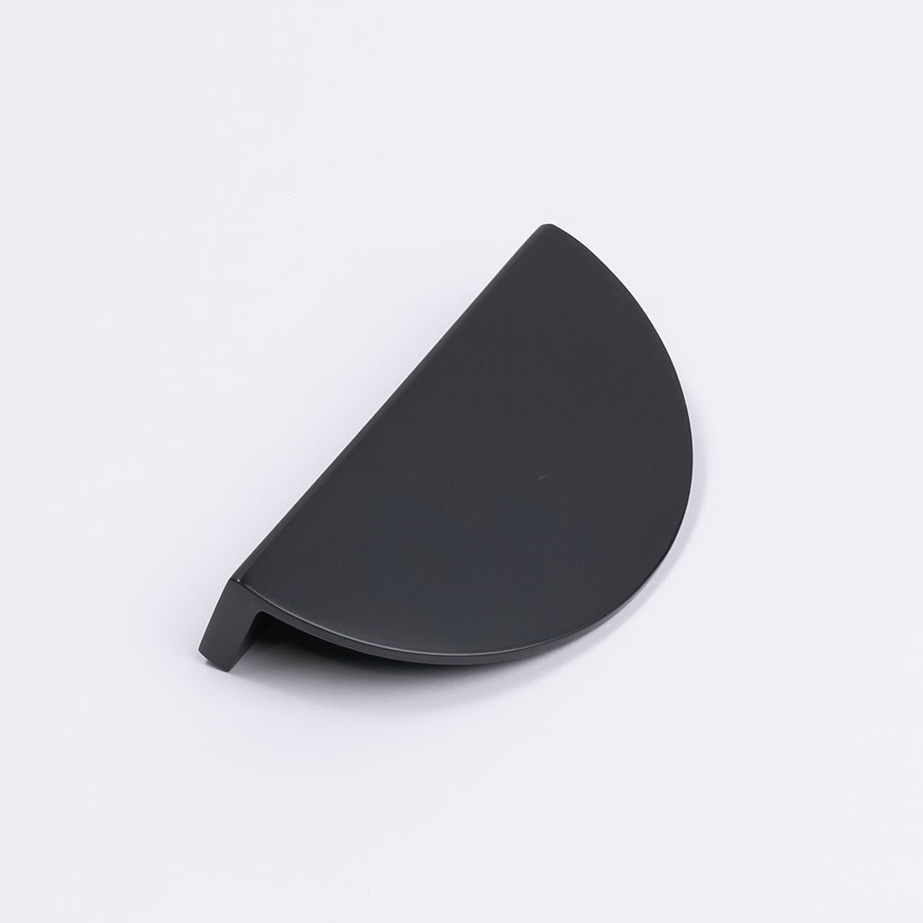 Matt Black Half Moon Cabinet Pull - Iris - Manovella