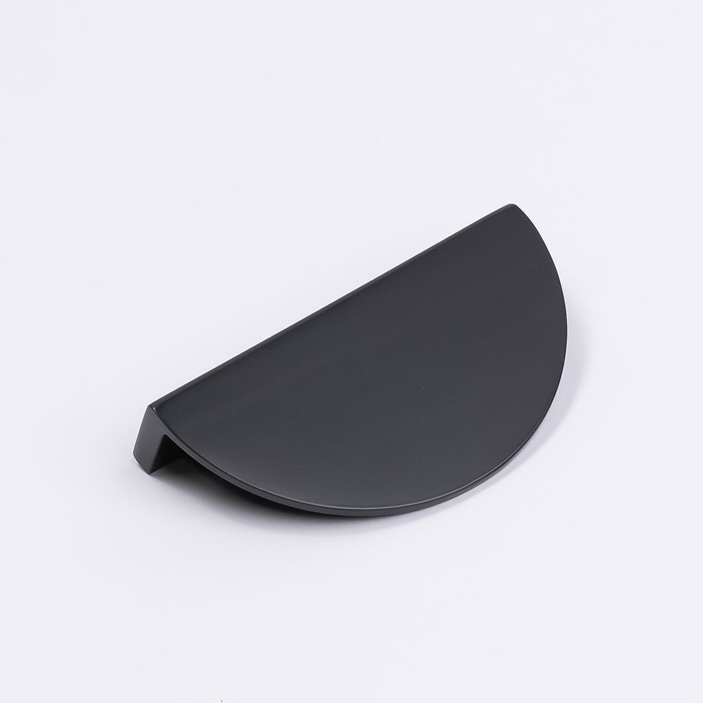 Matt Black Half Moon Cabinet Pull - Iris - Manovella