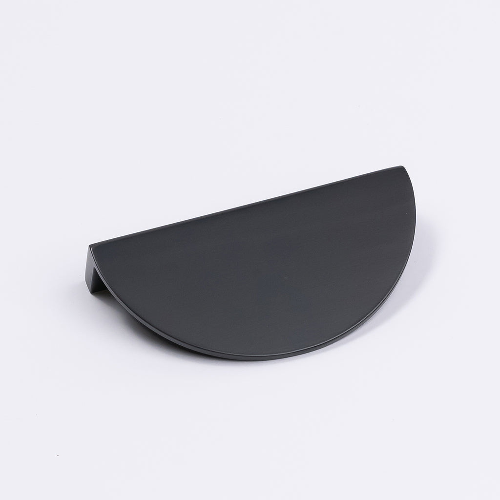 Matt Black Half Moon Cabinet Pull - Iris - Manovella