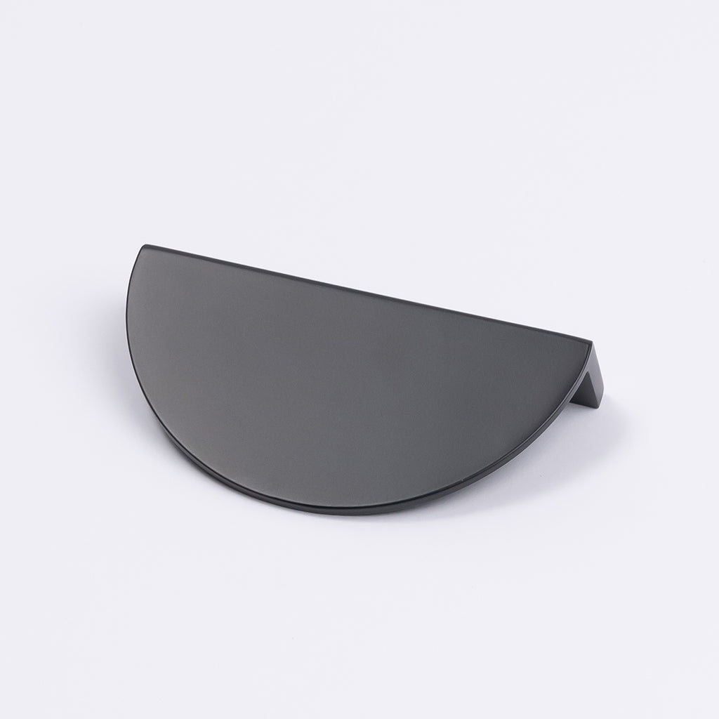 Matt Black Half Moon Cabinet Pull - Iris - Manovella