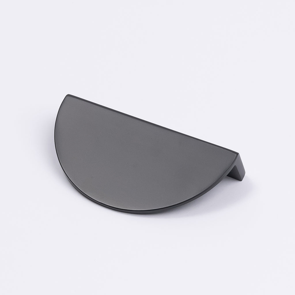 Matt Black Half Moon Cabinet Pull - Iris - Manovella