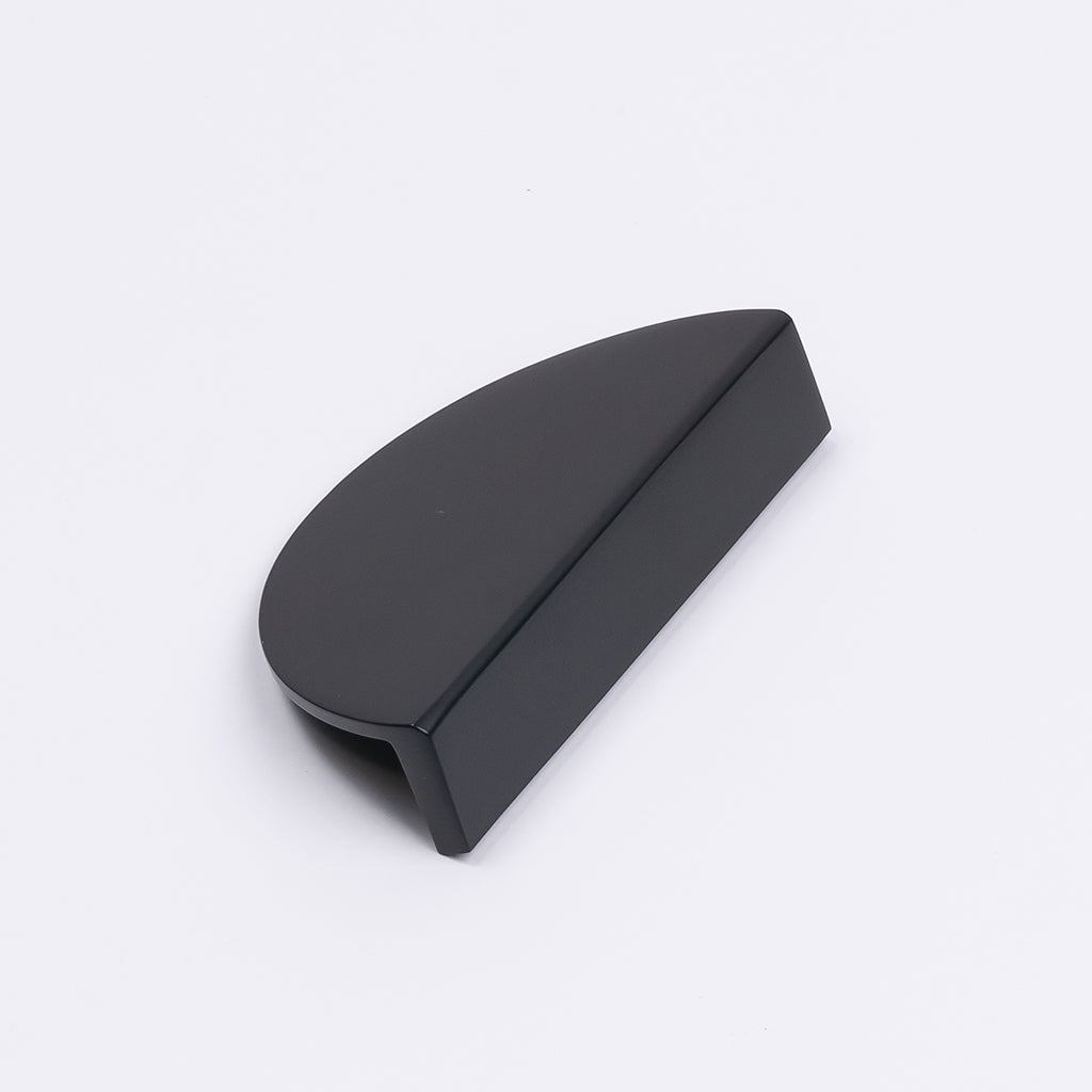 Matt Black Half Moon Cabinet Pull - Iris - Manovella