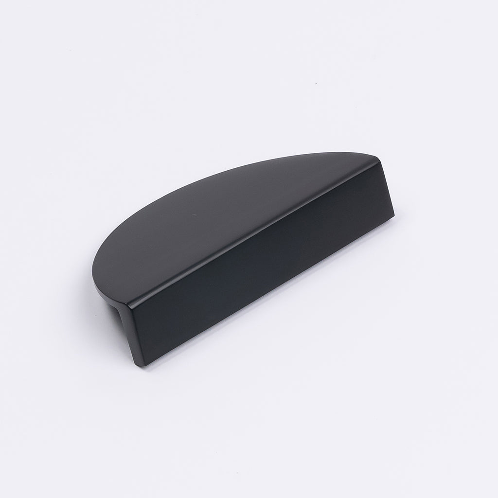 Matt Black Half Moon Cabinet Pull - Iris - Manovella