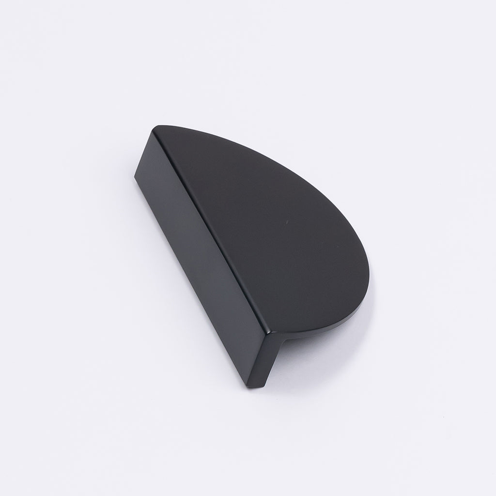 Matt Black Half Moon Cabinet Pull - Iris - Manovella