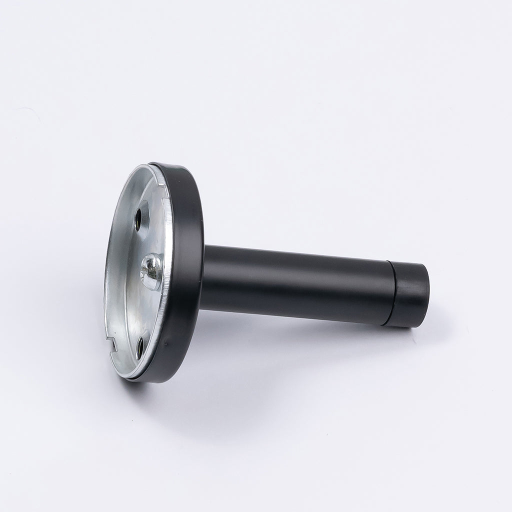 Matt Black Wall Mounted Straight Door Stop - Manovella