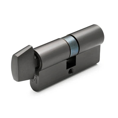 Gunmetal High Security Turn Snib 5 Pin Euro Cylinder - Manovella