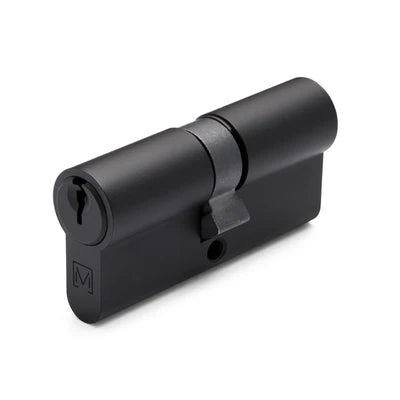 Matt Black High Security Dual Function 5 Pin Euro Cylinder - Manovella