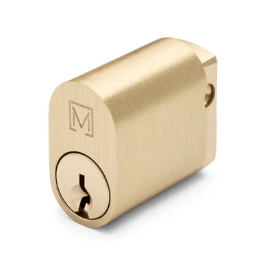 Satin Brass Oval 570 Cylinder - Manovella