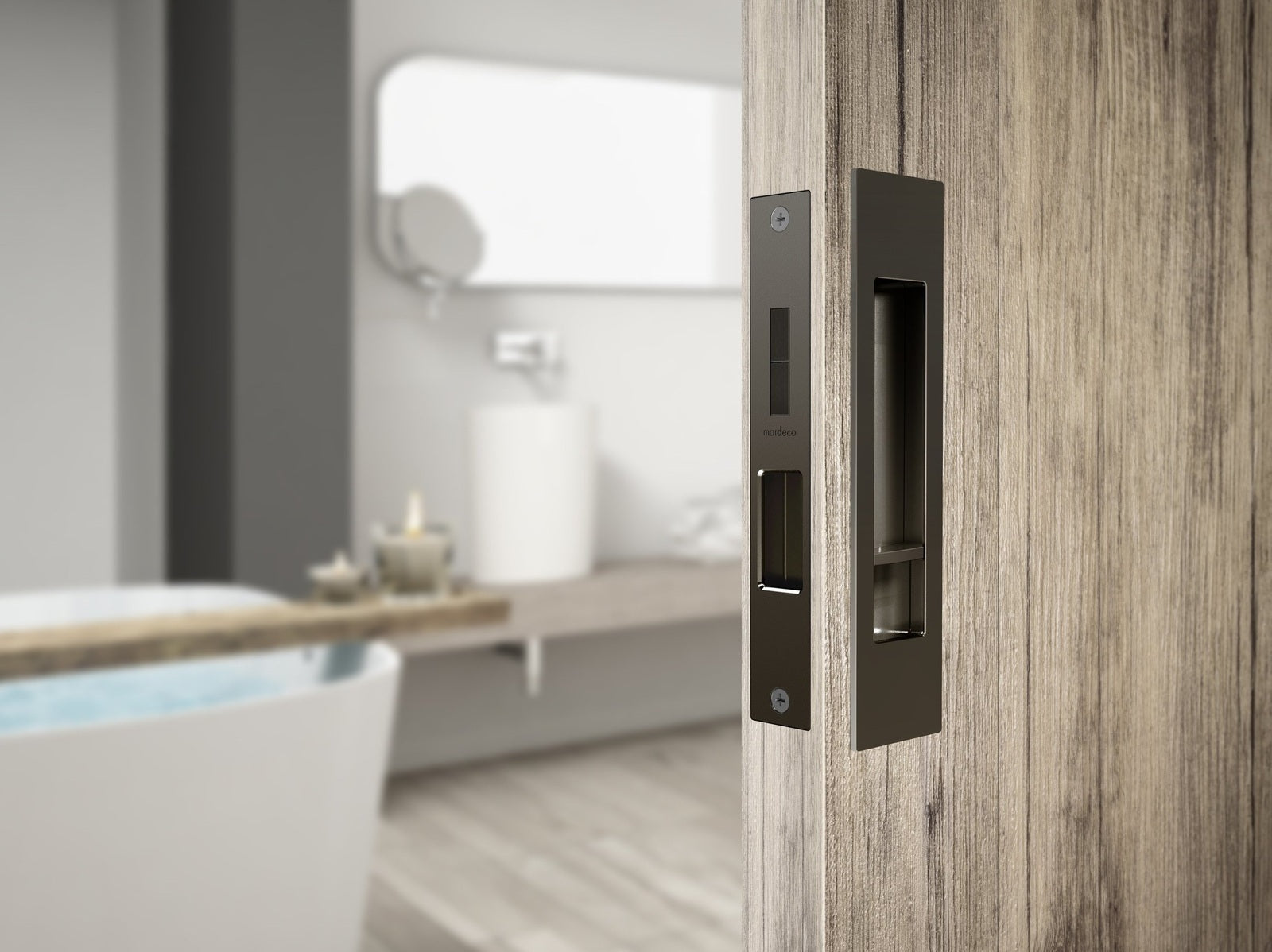 M Series Flush Pull Privacy Set By Mardeco