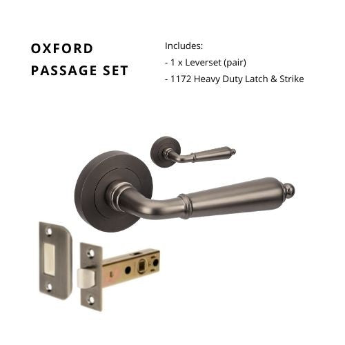 The Oxford Handle By Zanda - Graphite Nickel
