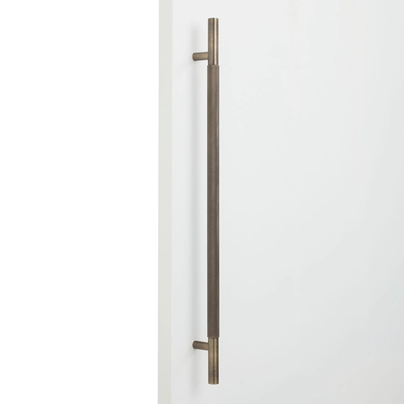 Aged Brass Knurled Appliance/Door Pull - Charmian - Manovella