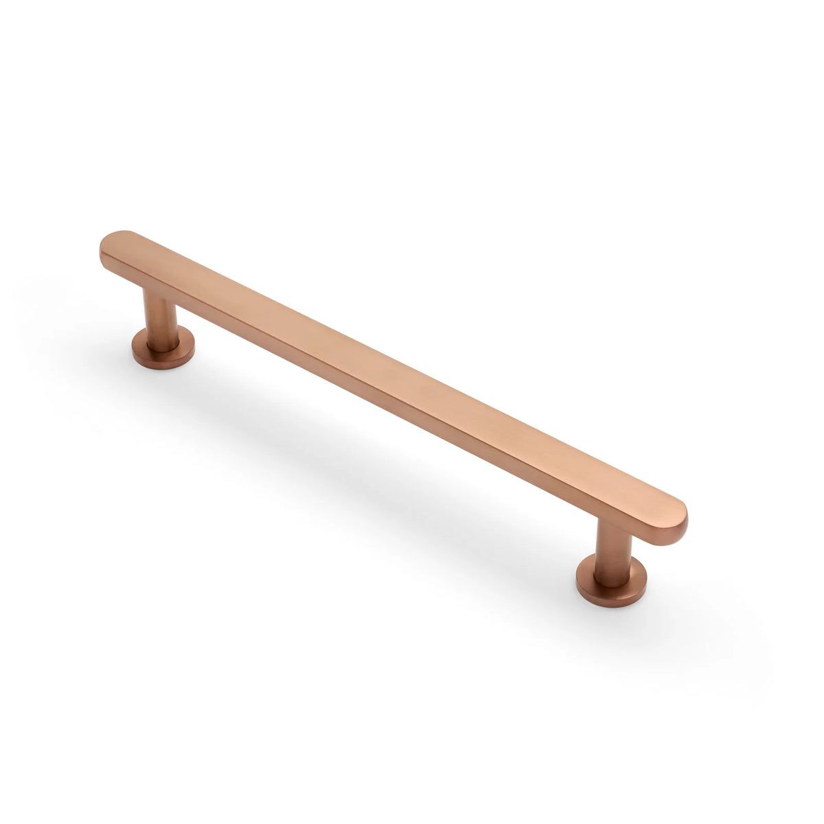 Brushed Copper PVD Oval Profile Back to Back Door Pull - Imogen - Manovella