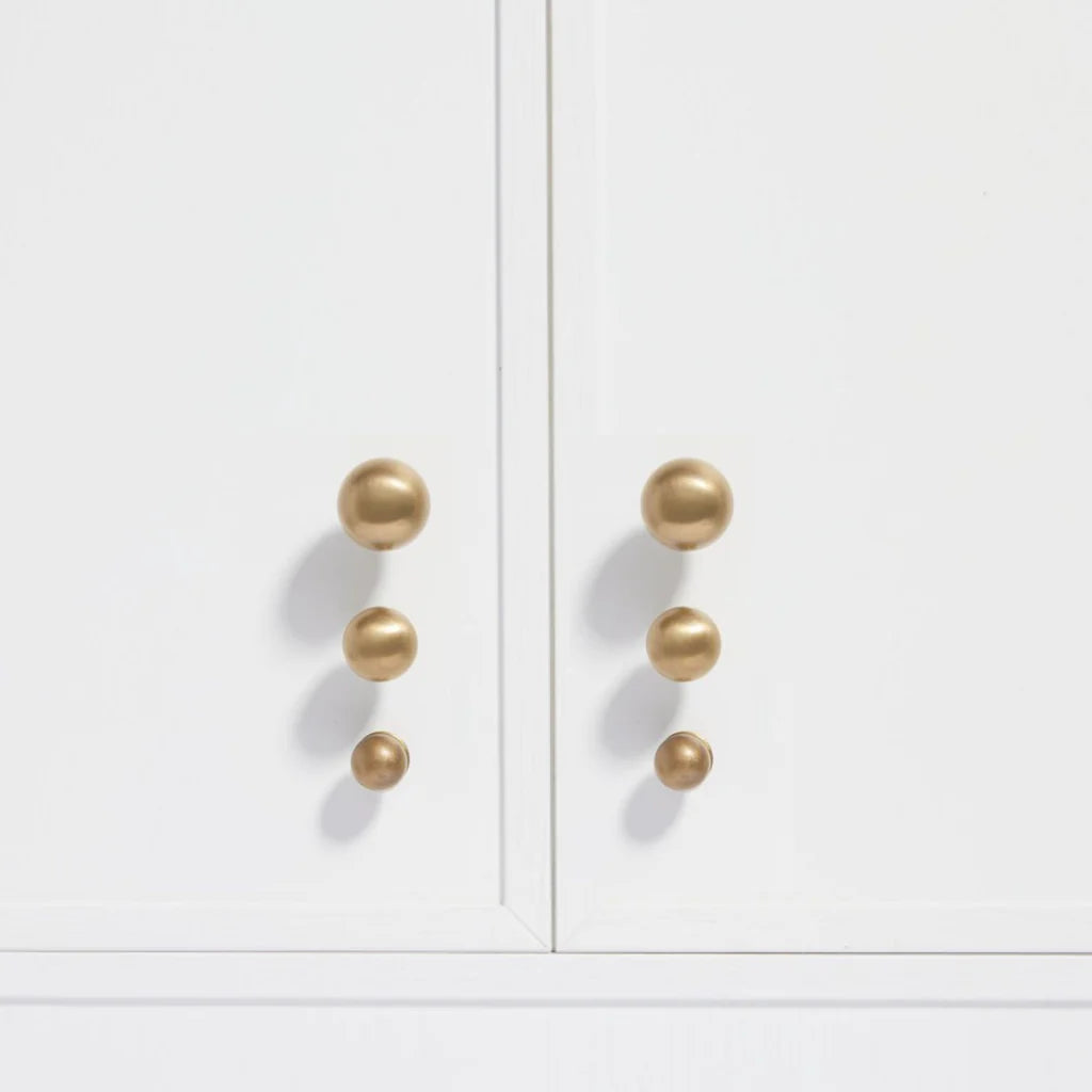 Surrey Knob - Acid Washed Brass By Hepburn