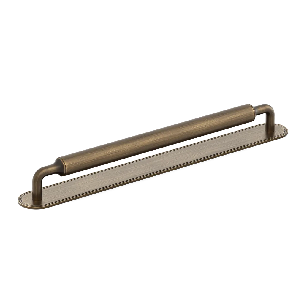 Barwick Plain Appliance Pull with Backplate By Armac Martin