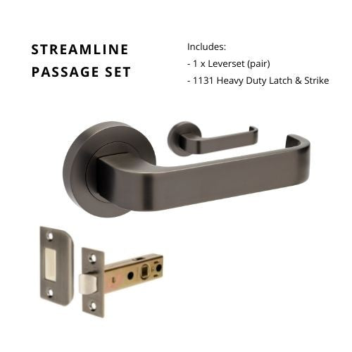The Streamline Handle By Zanda - Graphite Nickel