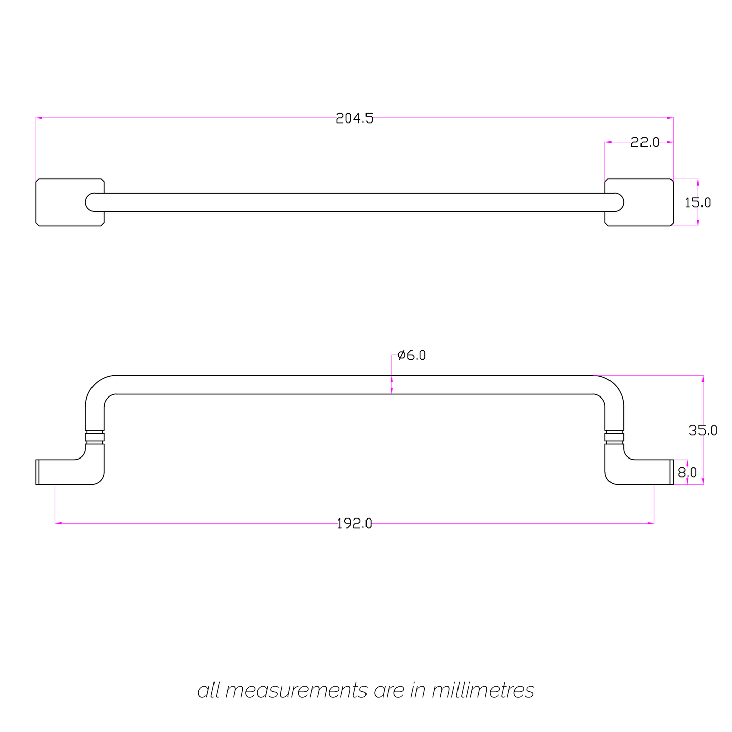 Sydney Handle - Burnished Brass By Hepburn