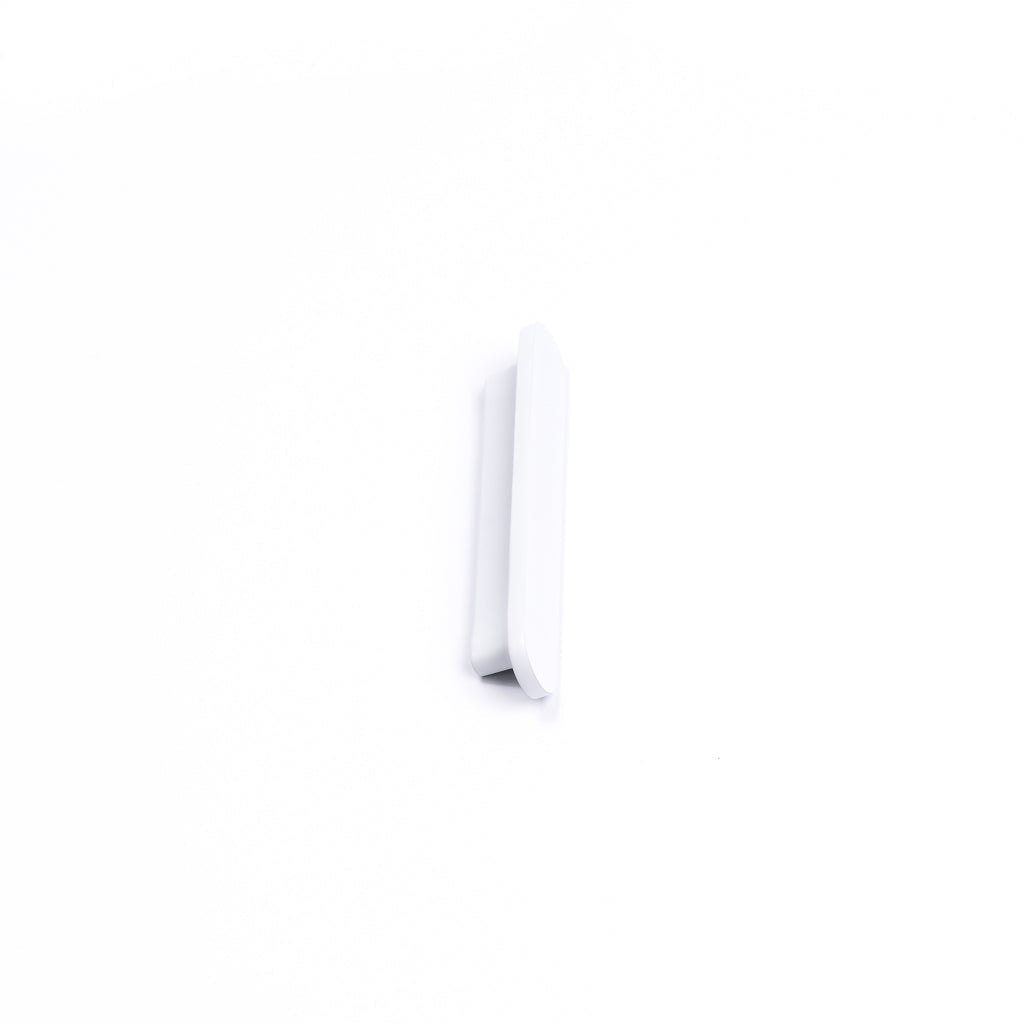 White Oval Profile Cabinet Pull - Imogen - Manovella
