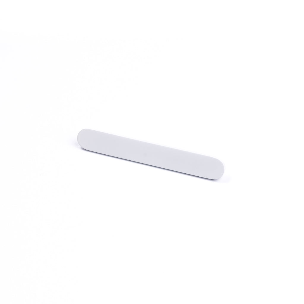 White Oval Profile Cabinet Pull - Imogen - Manovella