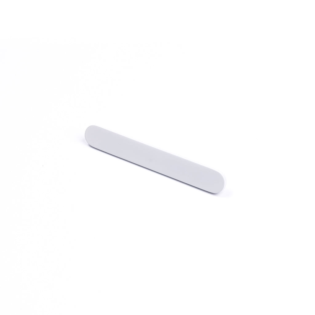 White Oval Profile Cabinet Pull - Imogen - Manovella