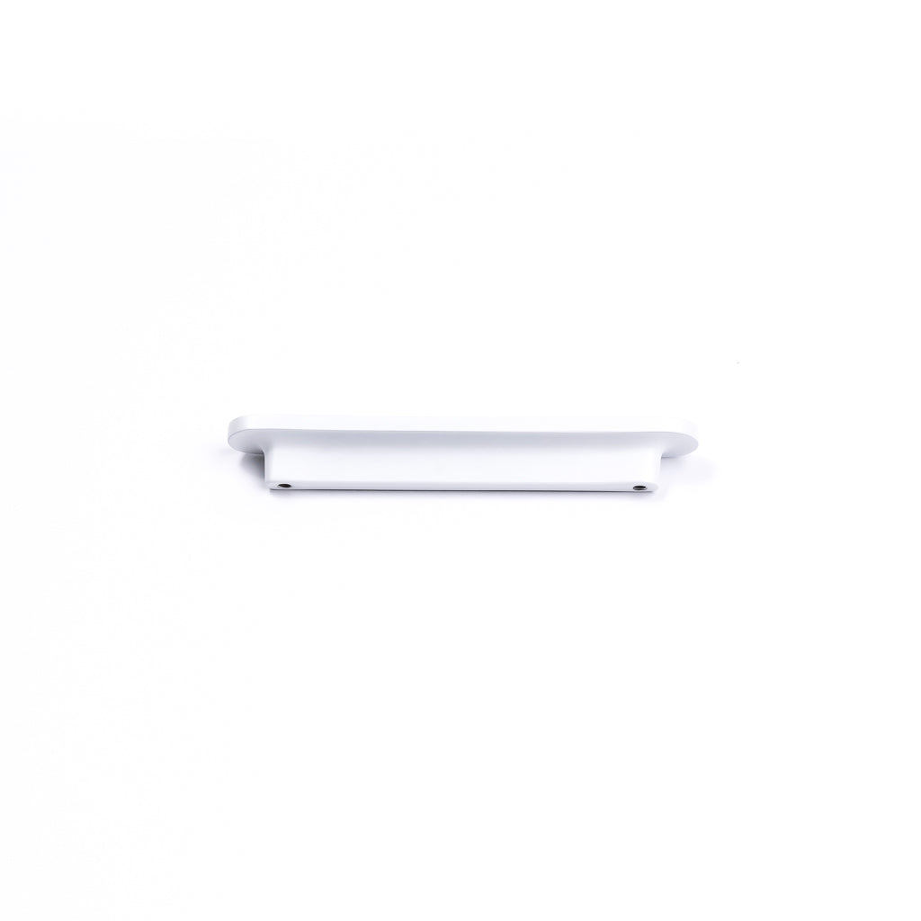White Oval Profile Cabinet Pull - Imogen - Manovella