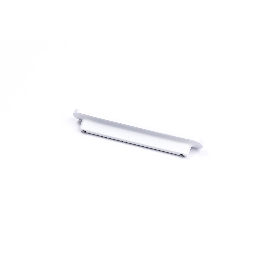 White Oval Profile Cabinet Pull - Imogen - Manovella