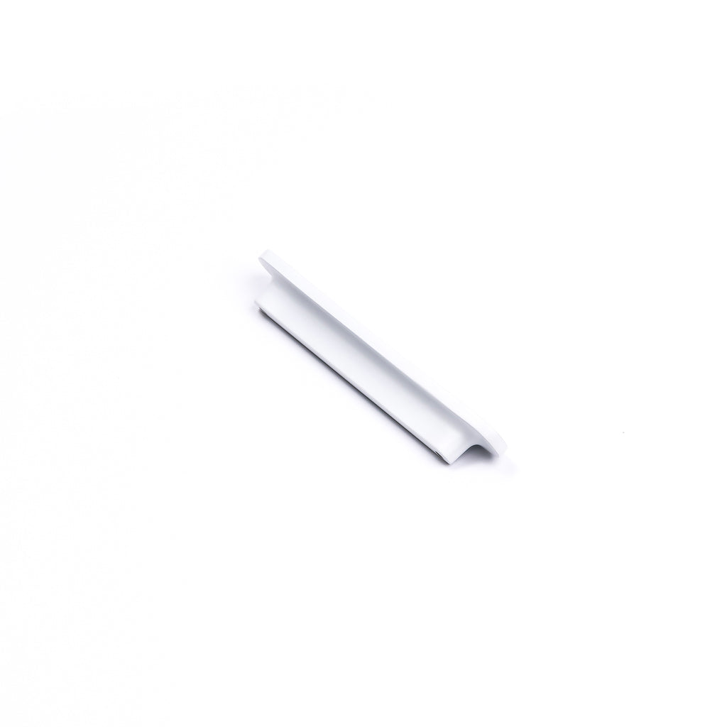 White Oval Profile Cabinet Pull - Imogen - Manovella