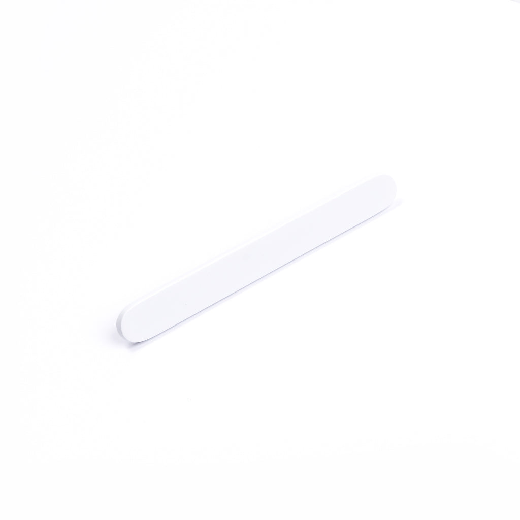 White Oval Profile Cabinet Pull - Imogen - Manovella
