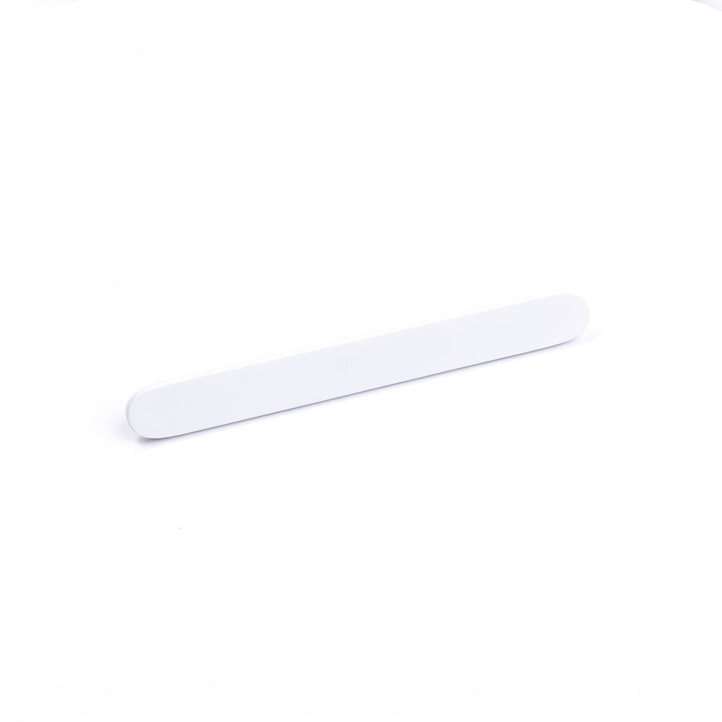 White Oval Profile Cabinet Pull - Imogen - Manovella