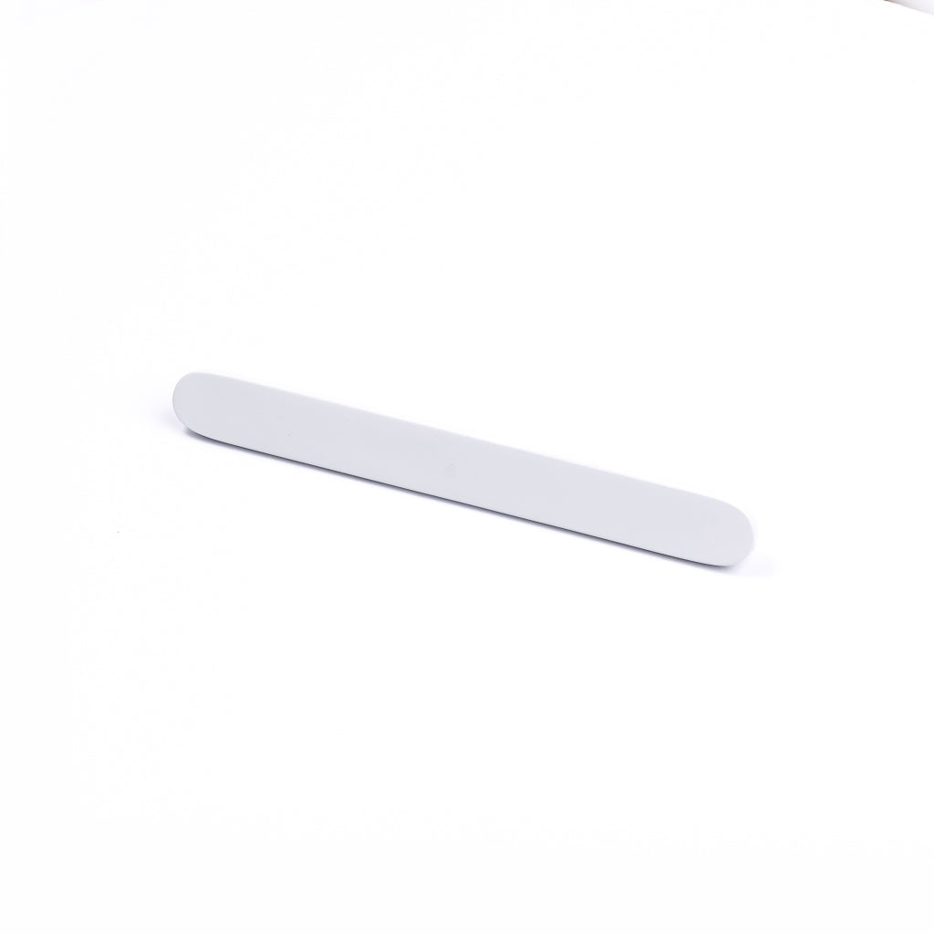 White Oval Profile Cabinet Pull - Imogen - Manovella