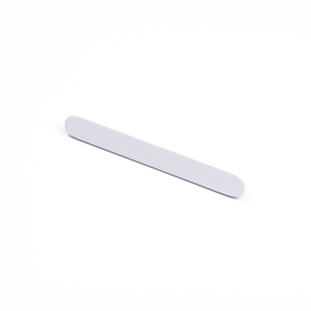 White Oval Profile Cabinet Pull - Imogen - Manovella