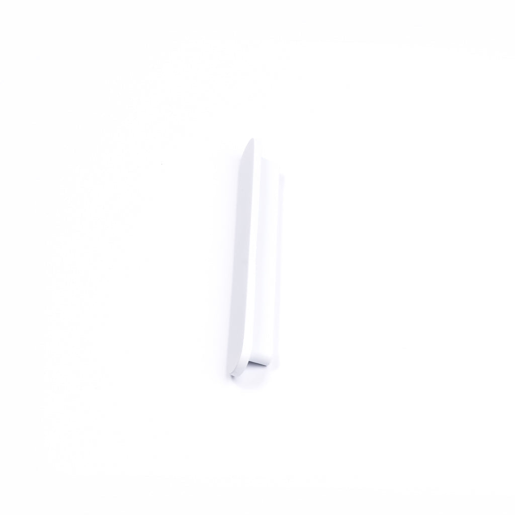 White Oval Profile Cabinet Pull - Imogen - Manovella