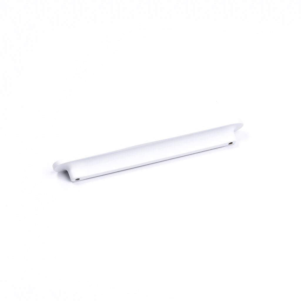 White Oval Profile Cabinet Pull - Imogen - Manovella