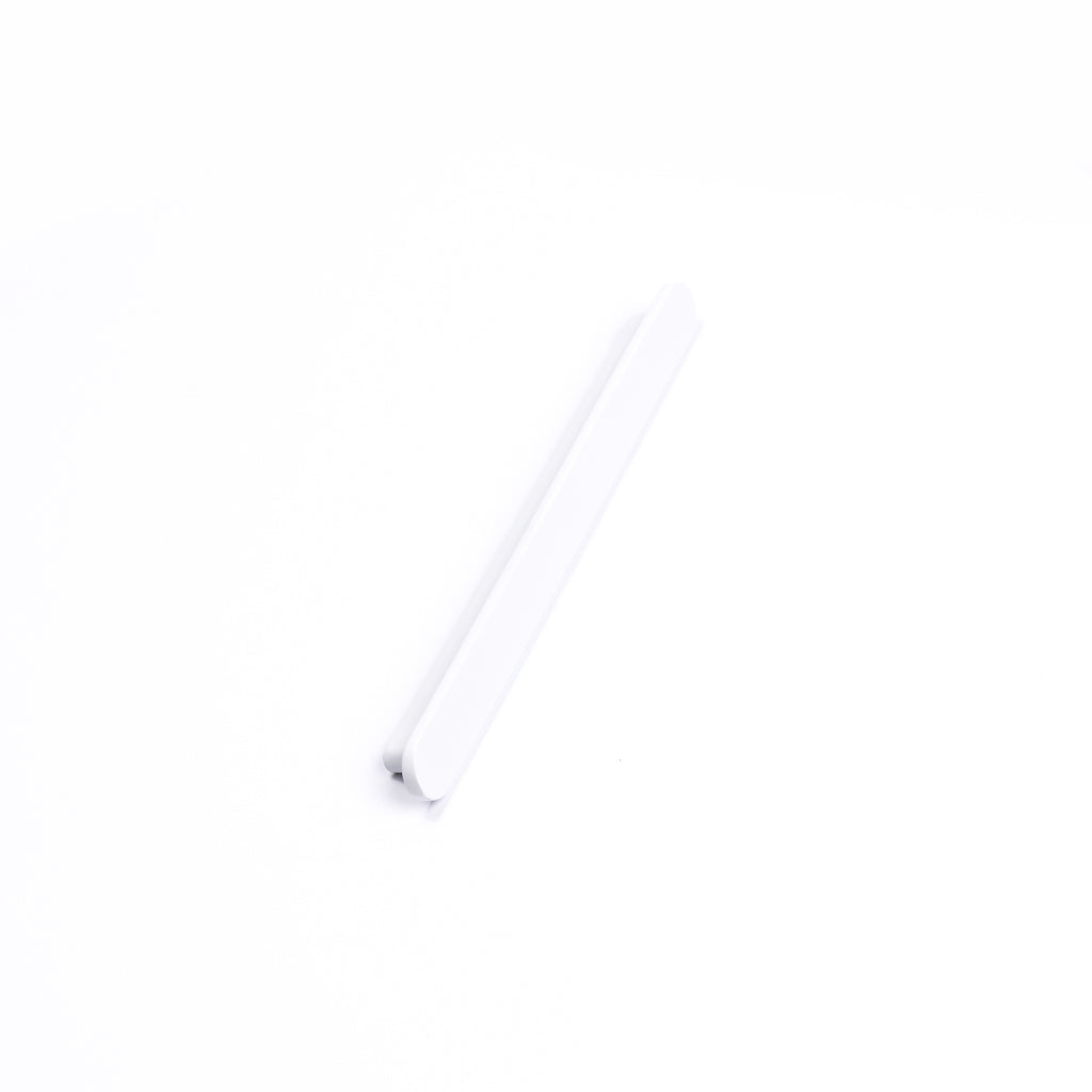 White Oval Profile Cabinet Pull - Imogen - Manovella