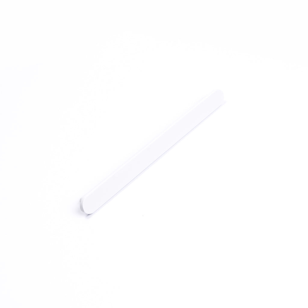 White Oval Profile Cabinet Pull - Imogen - Manovella