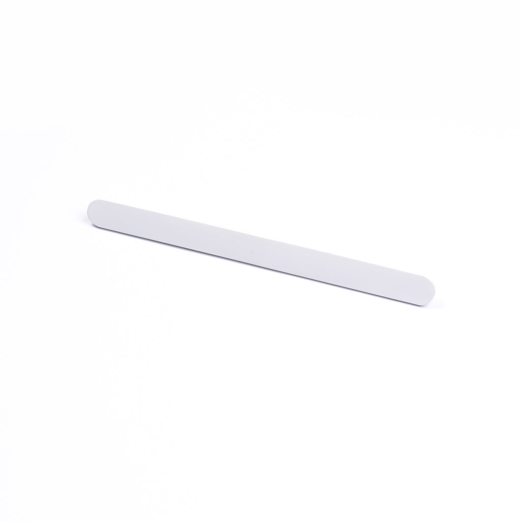 White Oval Profile Cabinet Pull - Imogen - Manovella