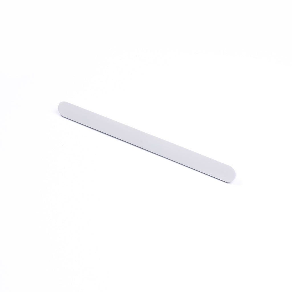 White Oval Profile Cabinet Pull - Imogen - Manovella
