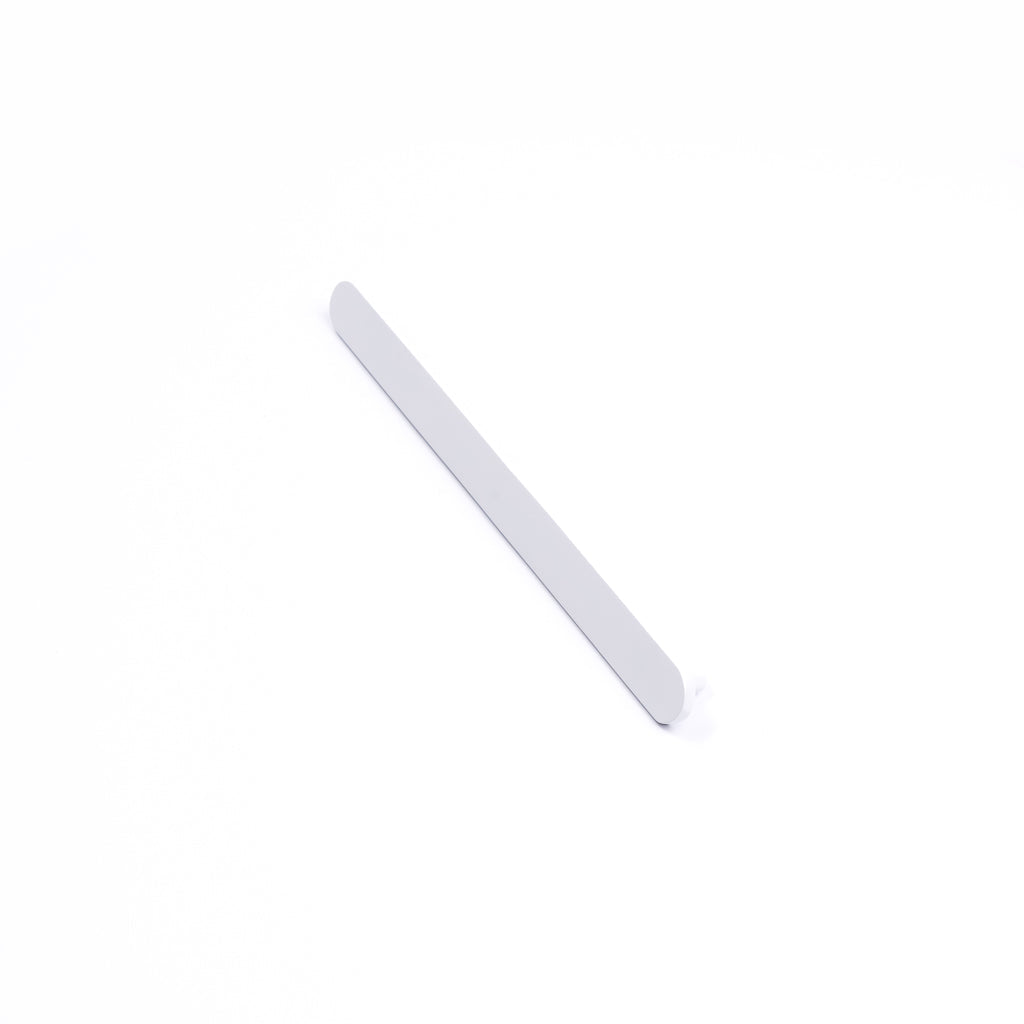 White Oval Profile Cabinet Pull - Imogen - Manovella