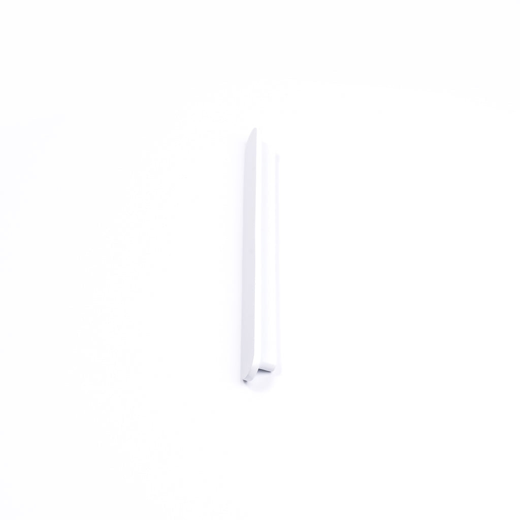 White Oval Profile Cabinet Pull - Imogen - Manovella