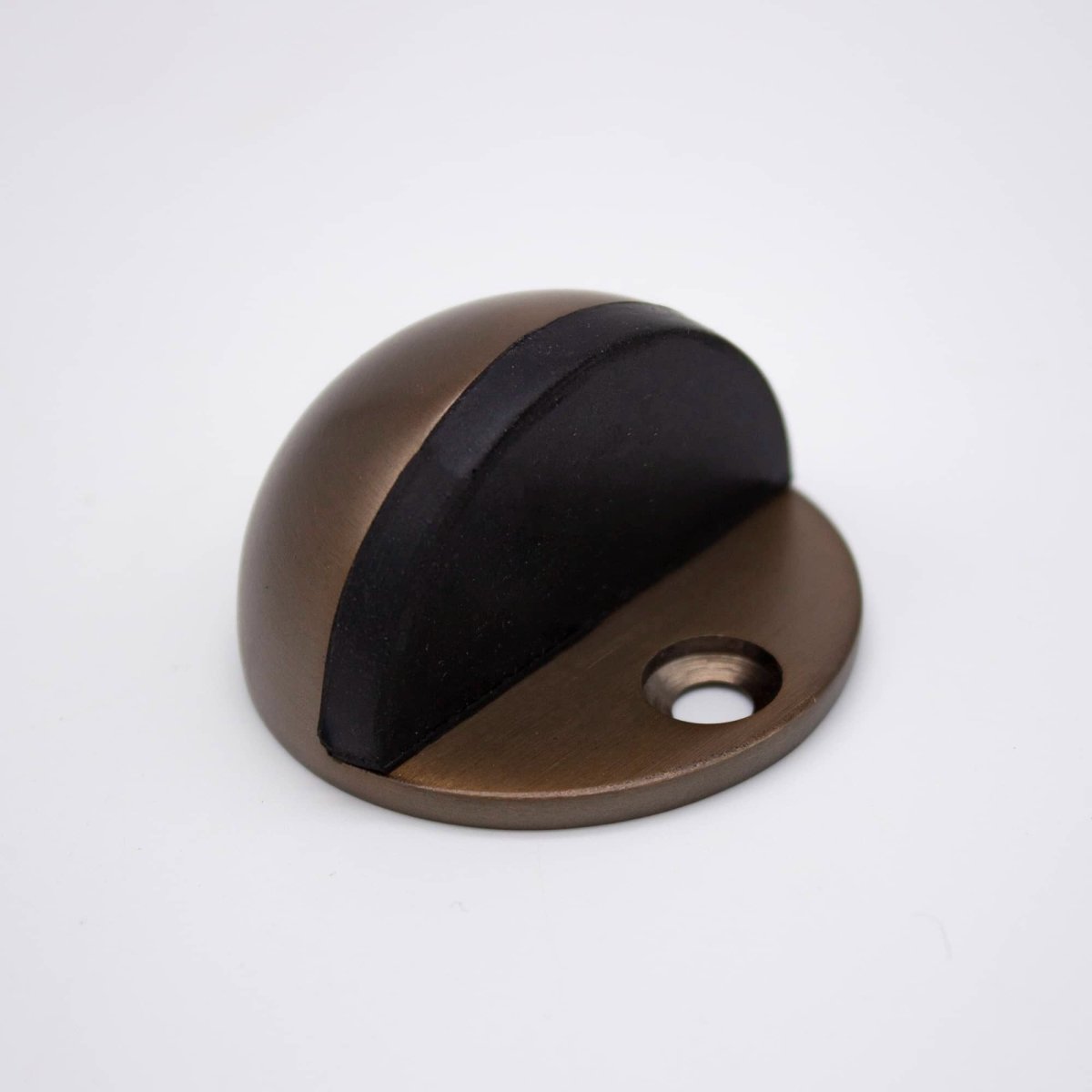Aged Brass Half Moon Door Stop - Manovella - Entry - Point - DS1AG - Manovella