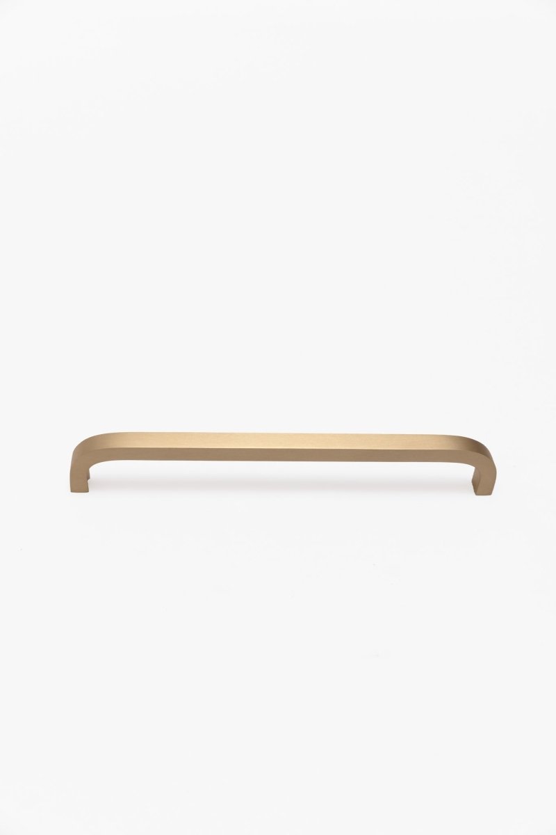 Atticus Brass Cabinetry Handle - Little Swagger - Entry - Point - Atticus - SB - 192 - Little Swagger