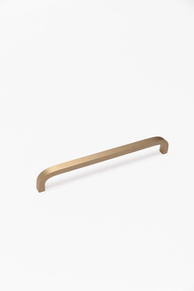 Atticus Brass Cabinetry Handle - Little Swagger - Entry - Point - Atticus - SB - 192 - Little Swagger