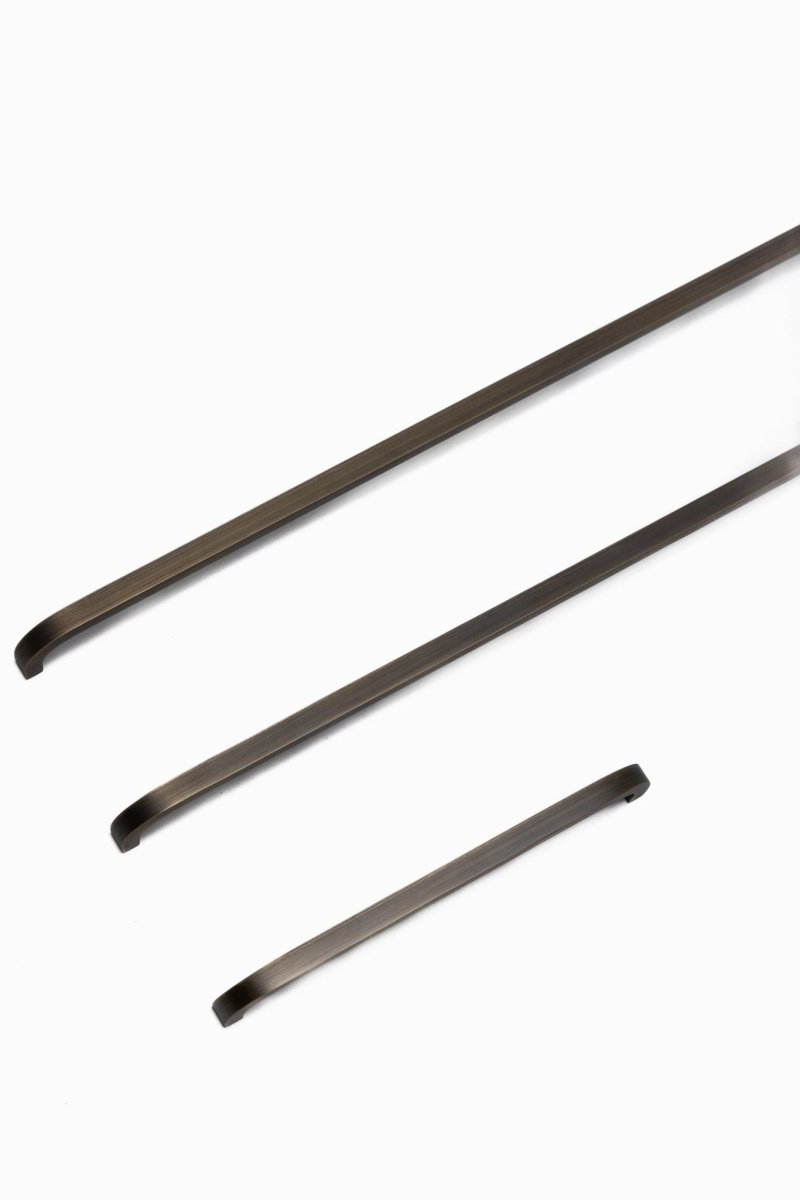 Atticus Brass Cabinetry Handle - Little Swagger - Entry - Point - Atticus - SB - 192 - Little Swagger