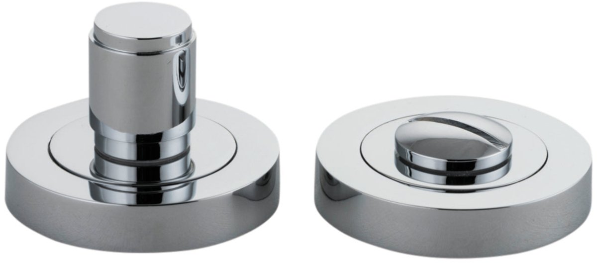 Berlin Privacy Turn - Round - Entry Point - Iver - Polished Chrome -